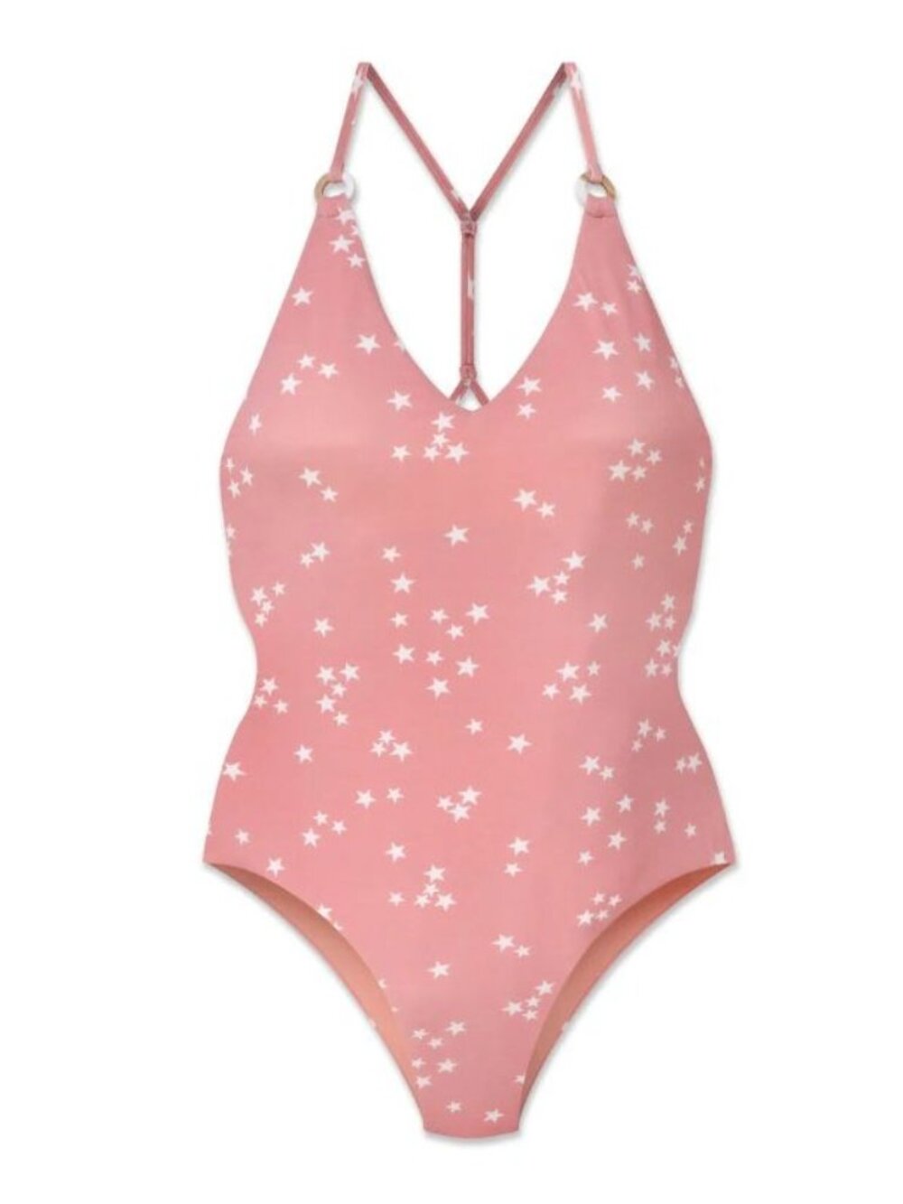 WET Swimwear Aria Monokini in Rose Stars - XS